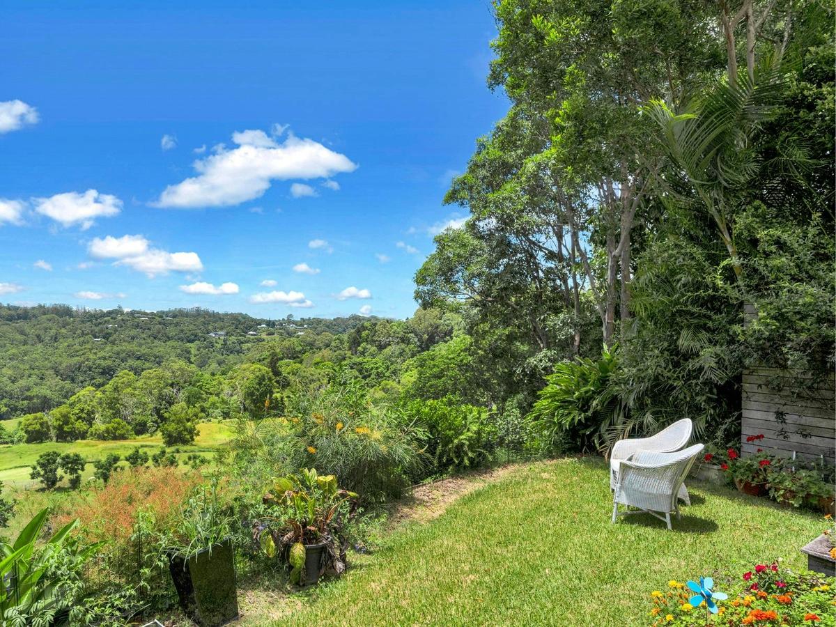 Garden with sweeping views