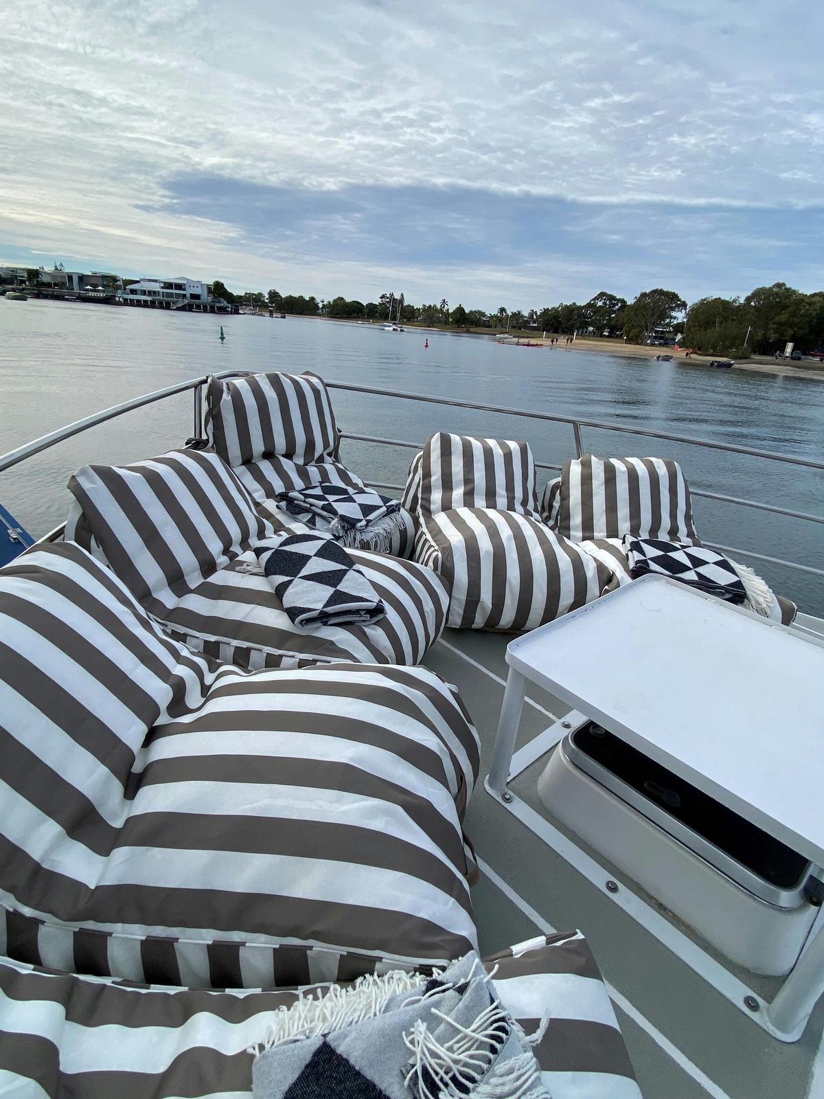 Bean Bags on the bow