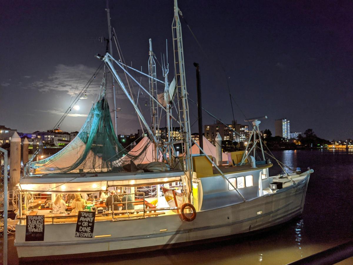 On water seafood dining, right in Brisbane's CBD