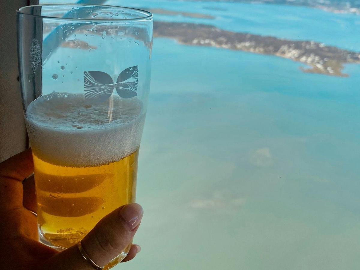 Enjoy a Straddie Brewing Co. Beer as you fly over the scenery it's named after