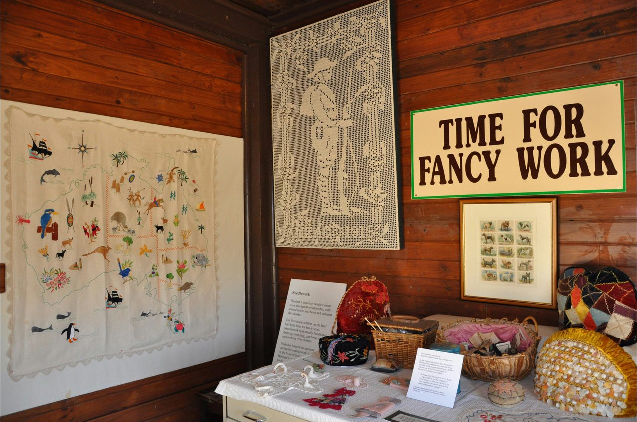 Pioneer Women's Hut display