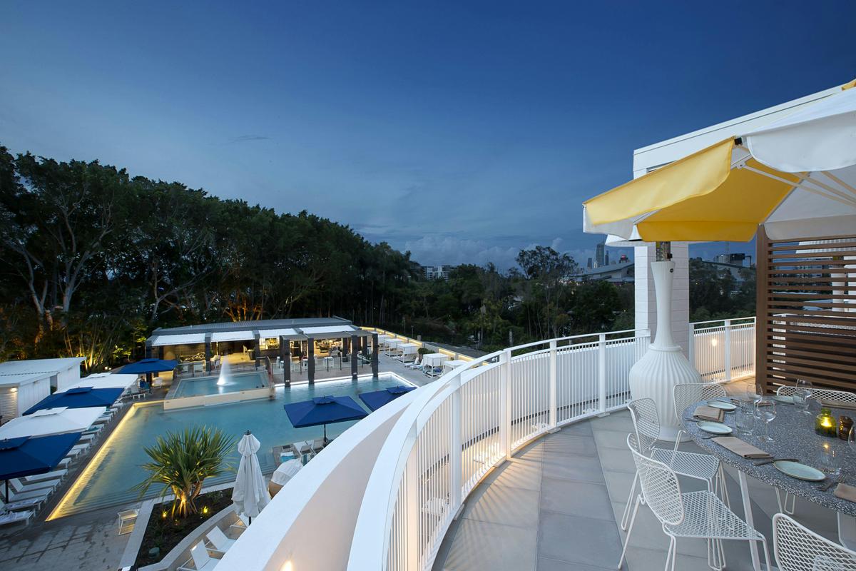 Cucina Vivo balcony at The Star