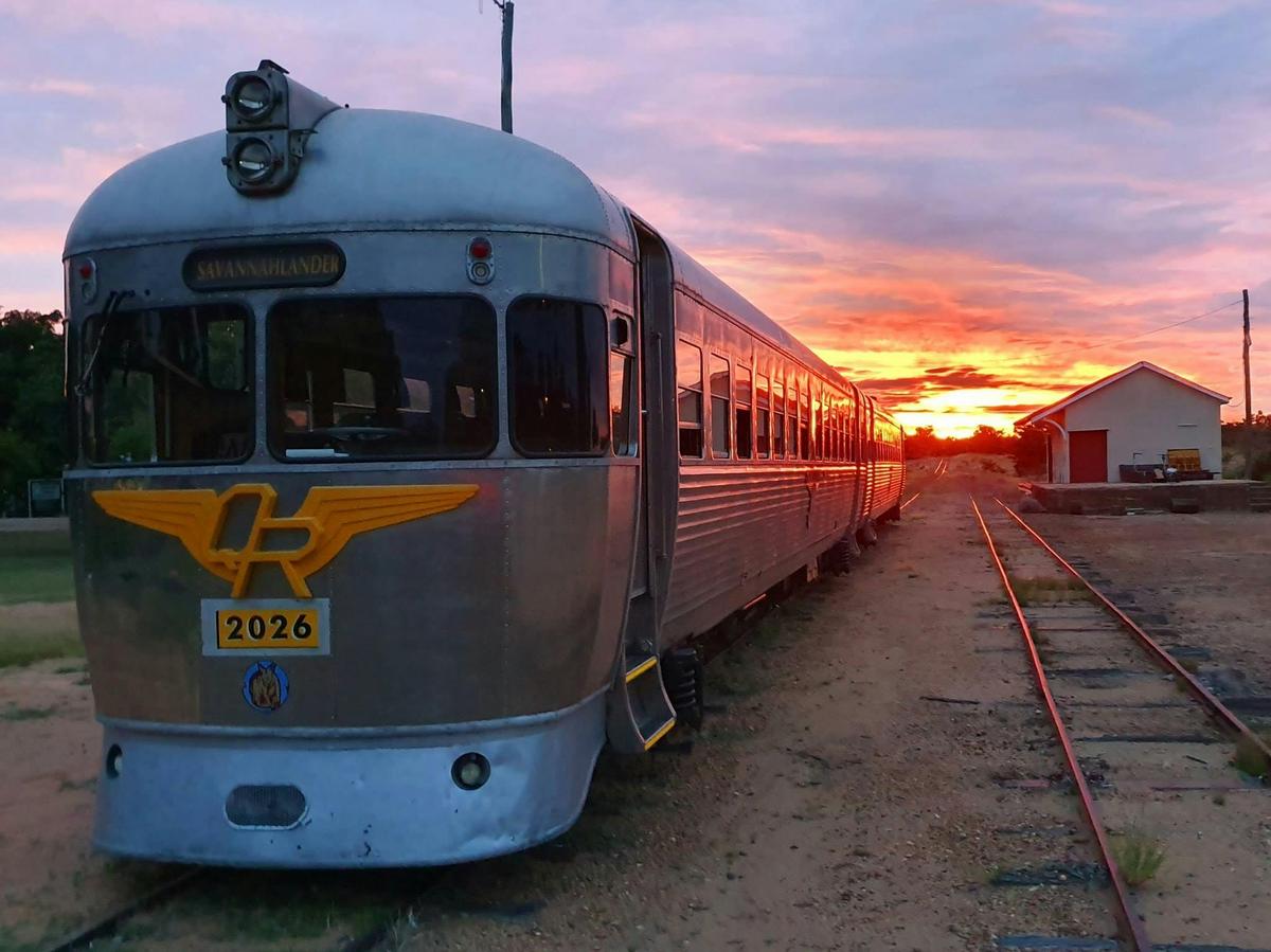 The Savannahlander Sunset in Forsayth