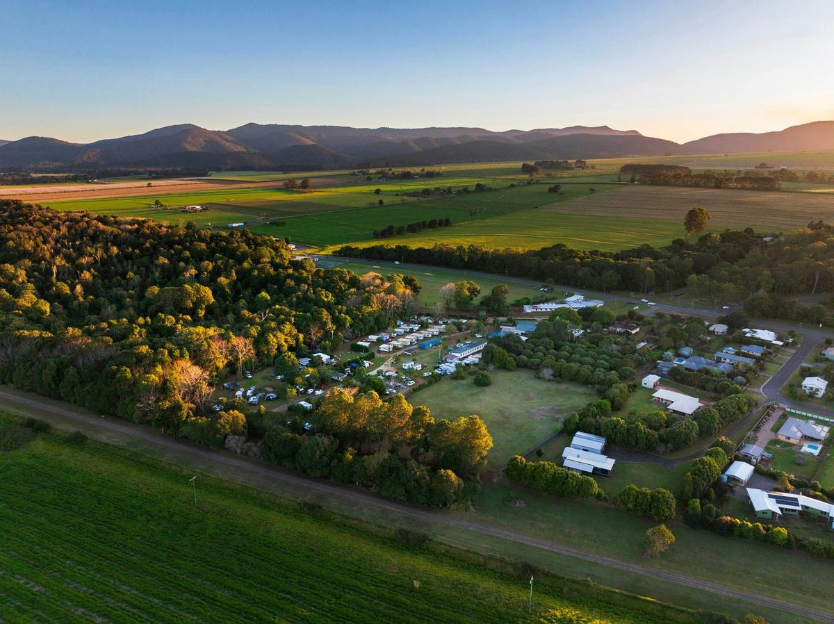 Tolga Caravan Park from above