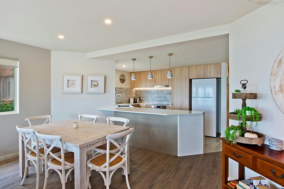 dining and kitchen