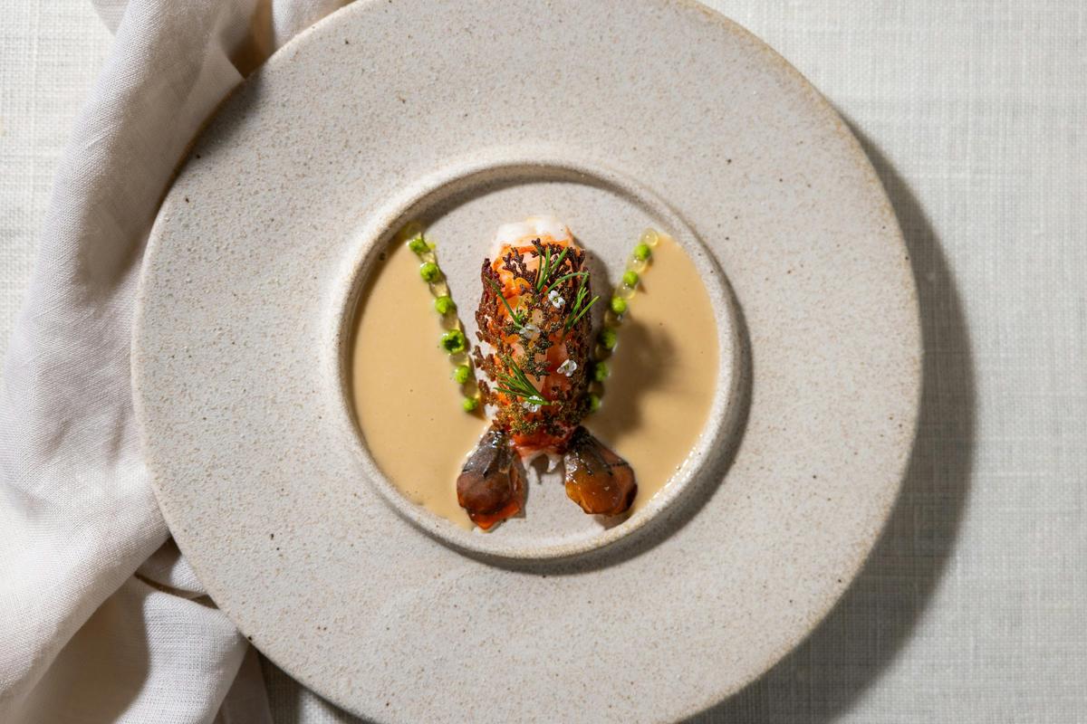 Red Claw Yabby - Cucumber, Warrigal Greens, Lemon Verbena, Brown Butter