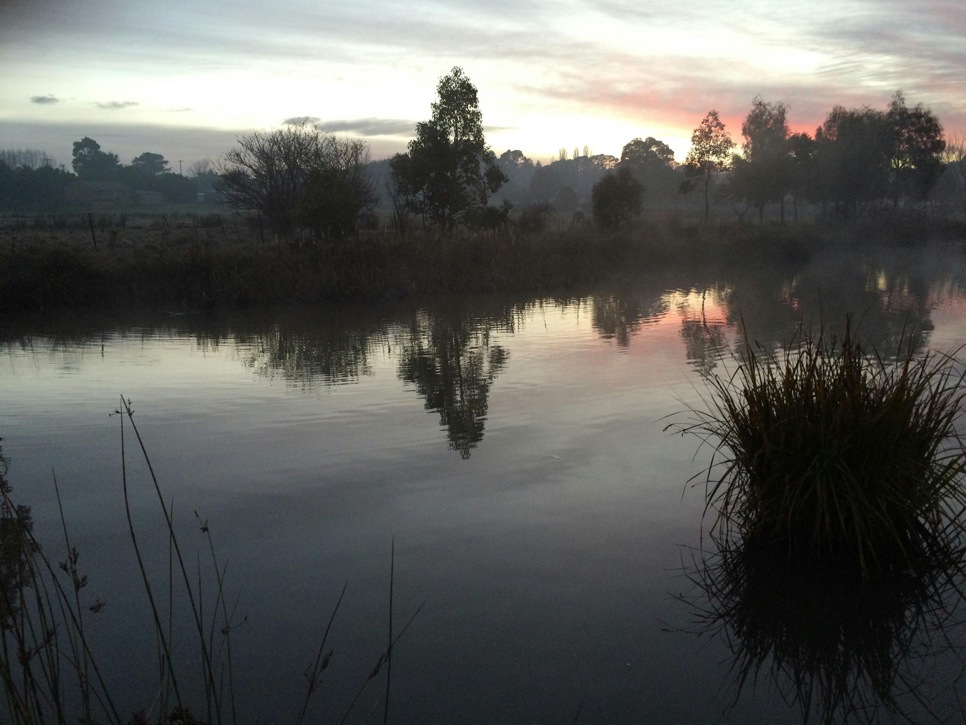 Sunset over Kiamma Creek