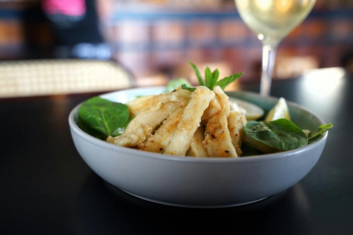 Calamari in a bowl