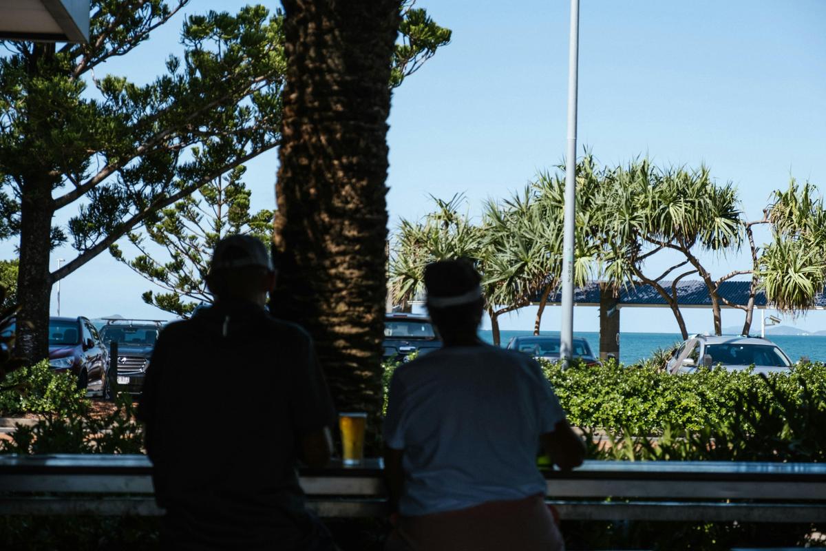 view from the strand