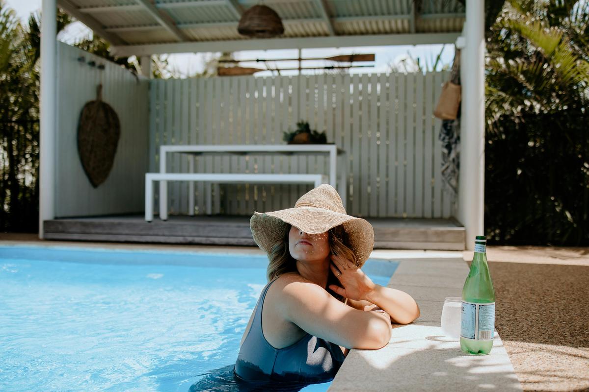 Pool side