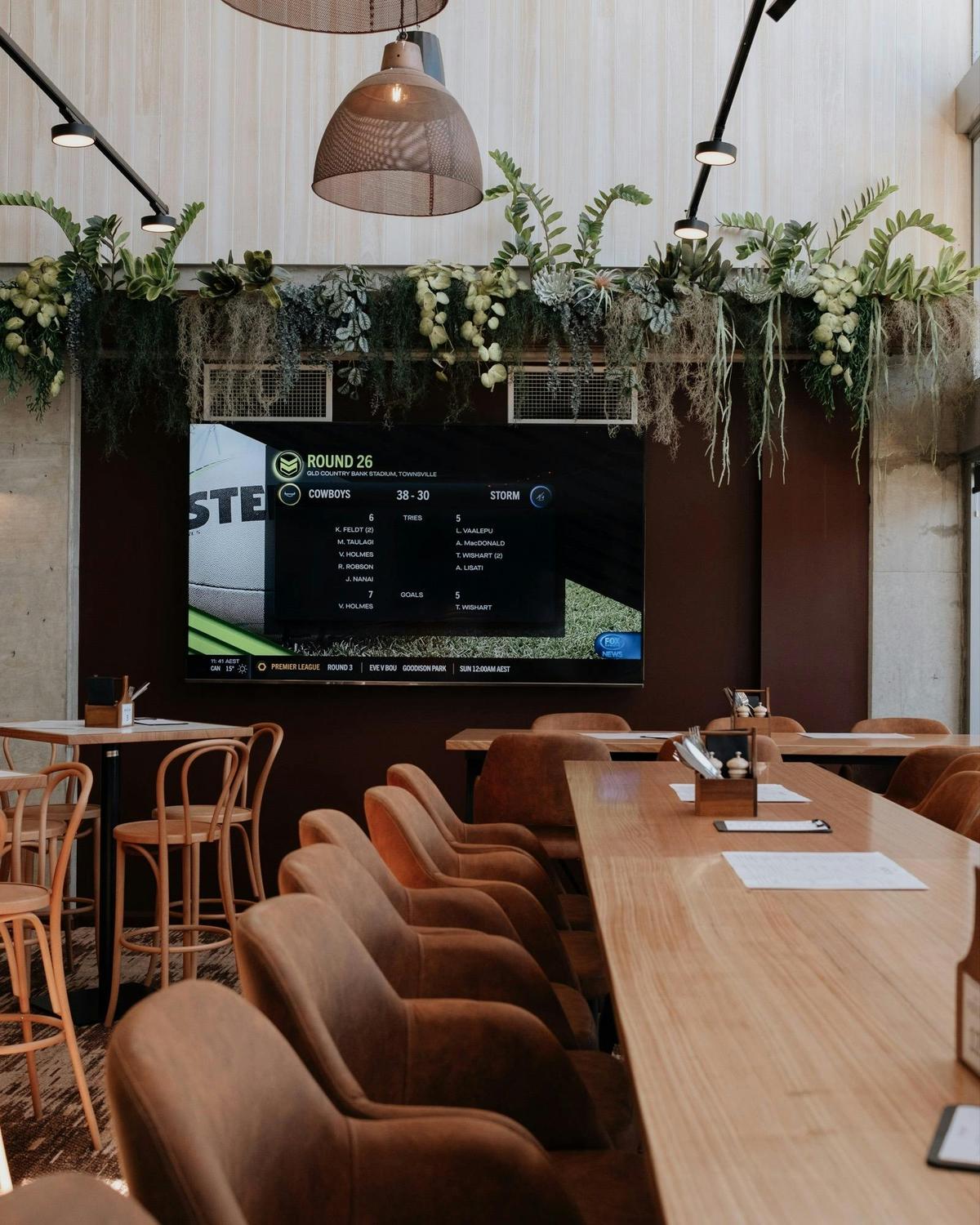 Chairs at a table