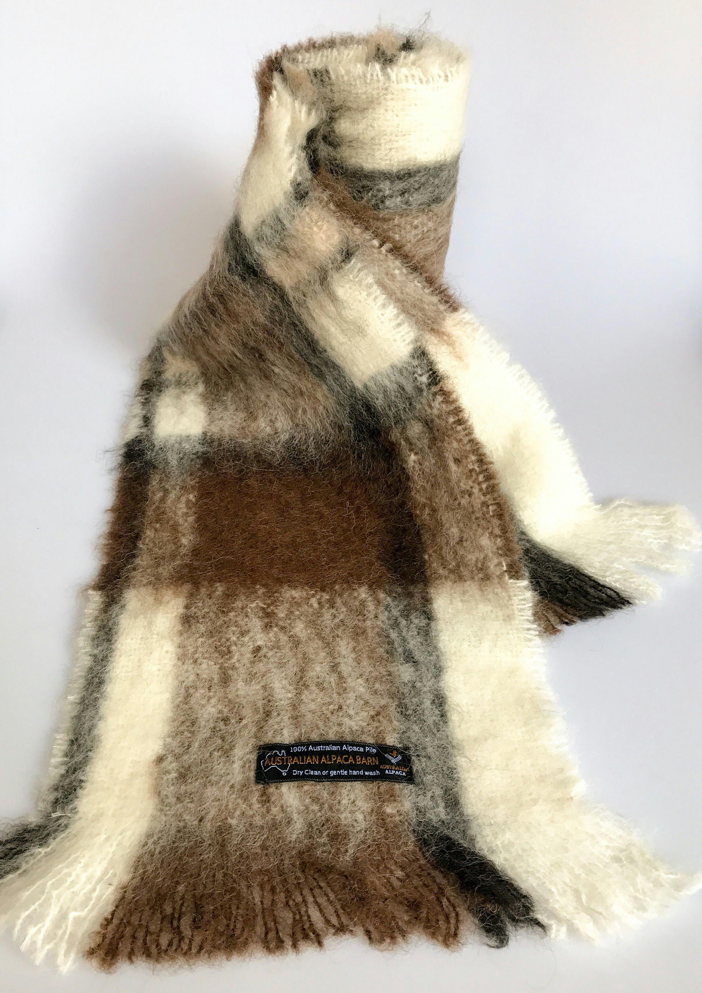 Australian Alpaca Brushed Scarf