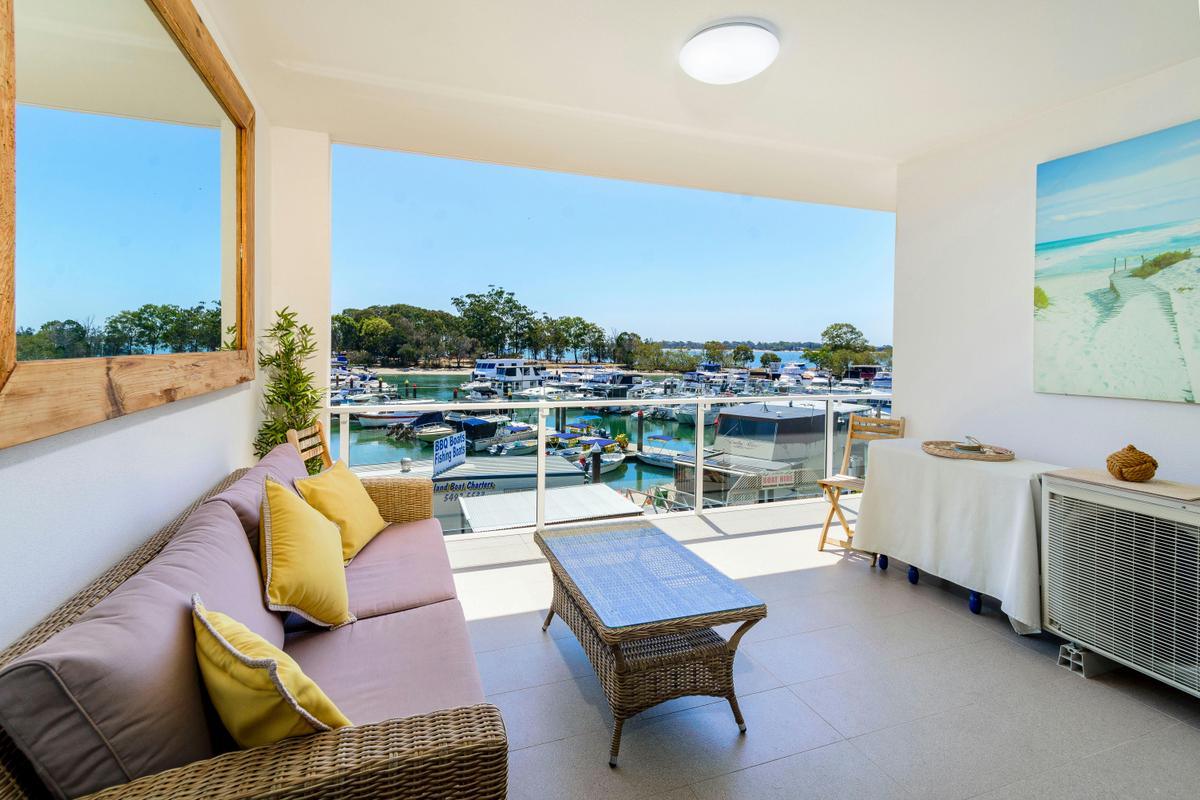 Balcony overlooking Marina