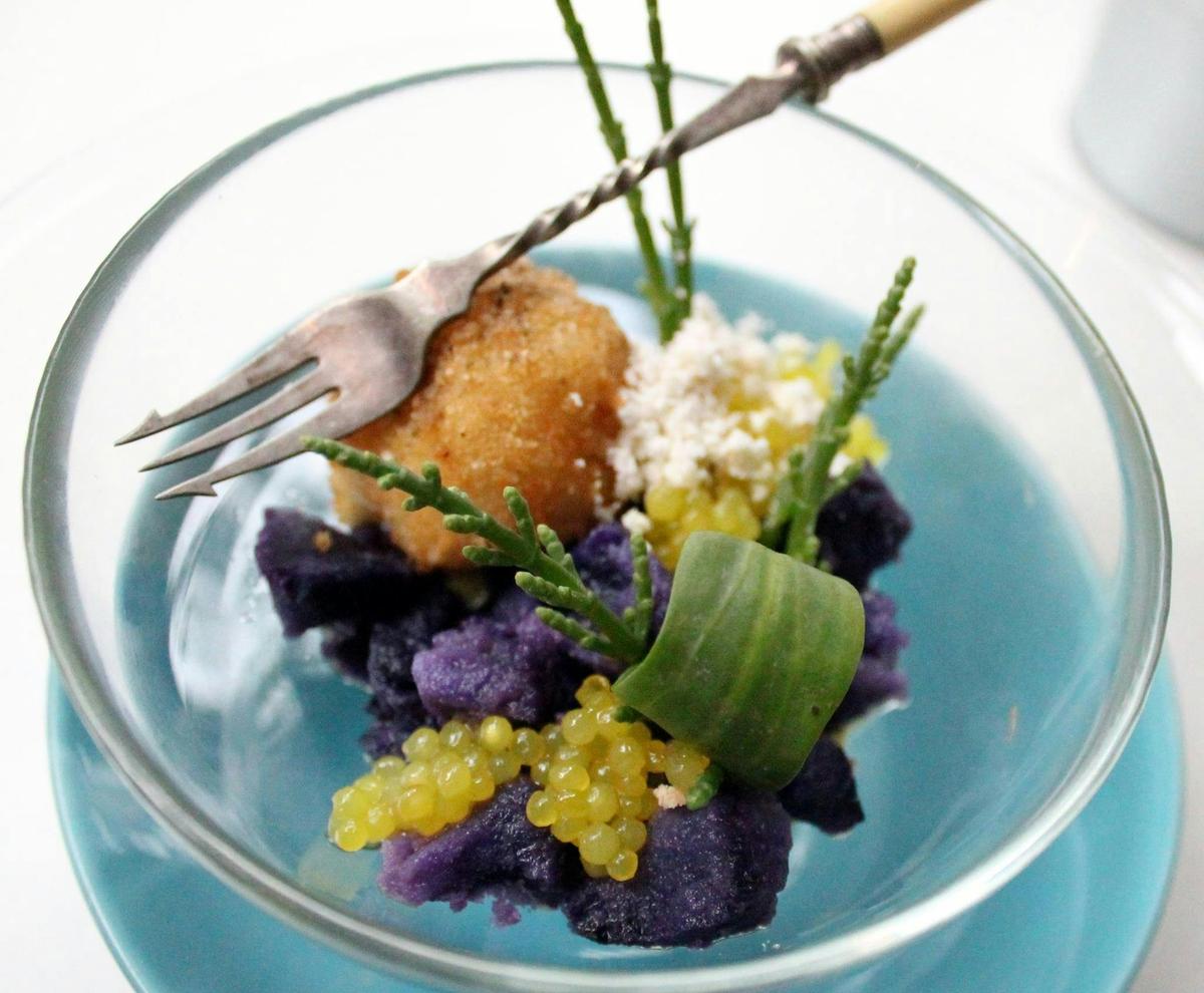 smoked fish croquette