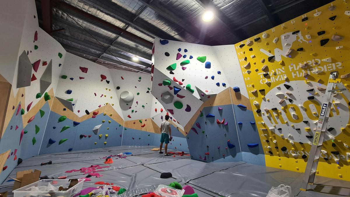 Resetting Time! We change 10-12 routes every two weeks at Wall Walkers Bouldering