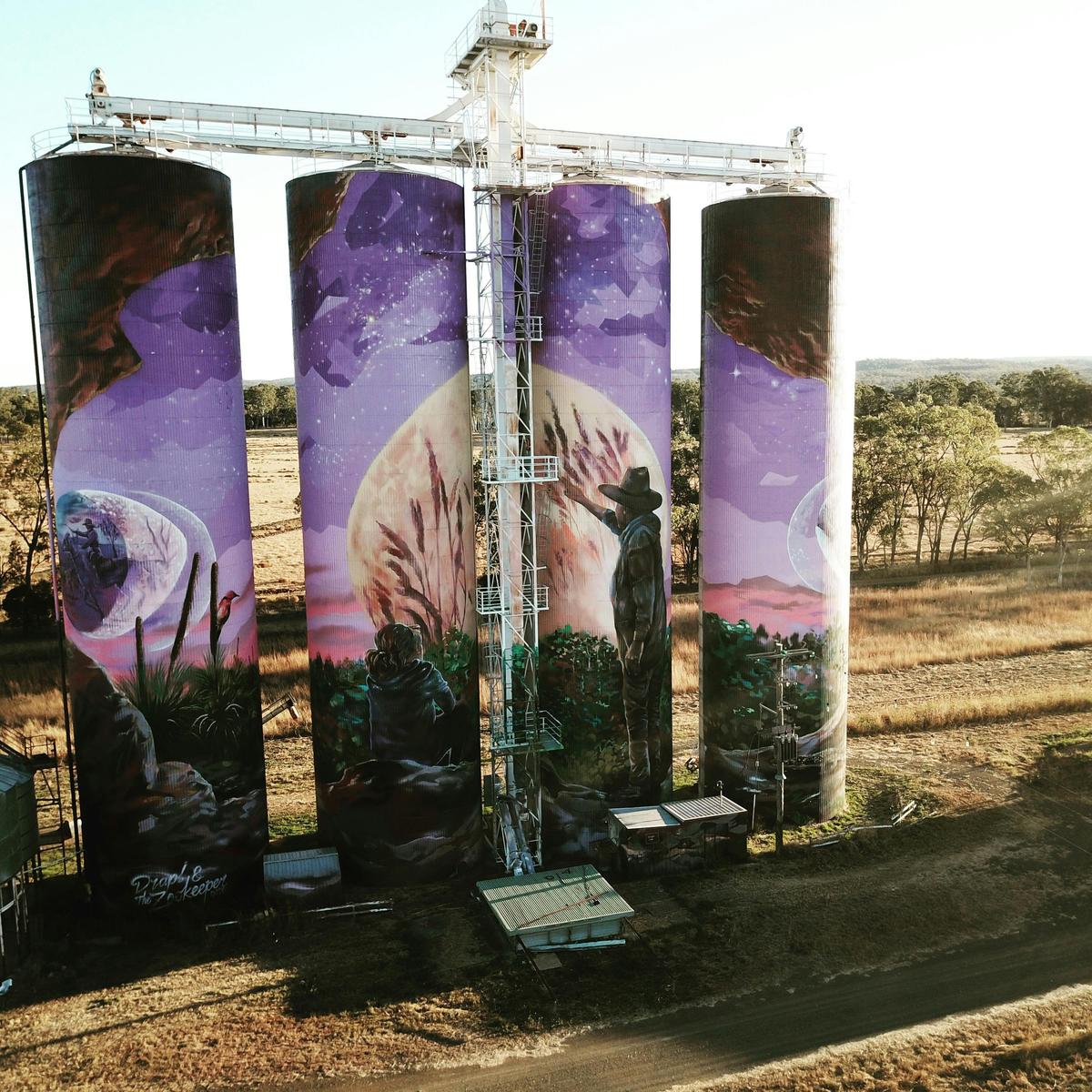 Three Moon Silo side view