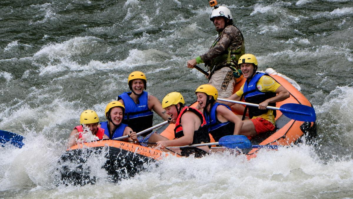 Half Day Sports Rafting or 8 person rafts
