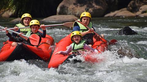 Half Day Sports Rafting or 8 person rafts