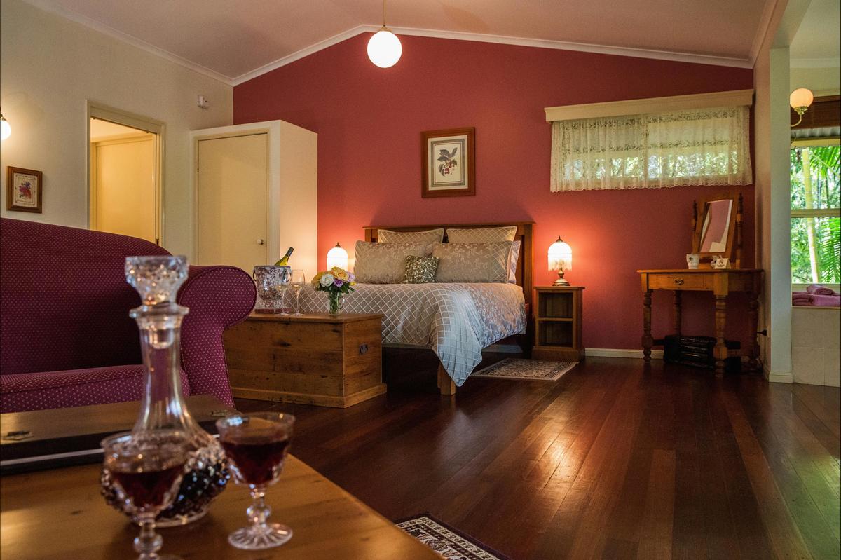 Cottage interior comfort at The Falls