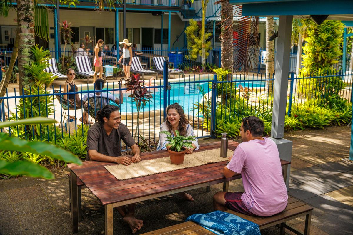 YHA Cairns outdoors area