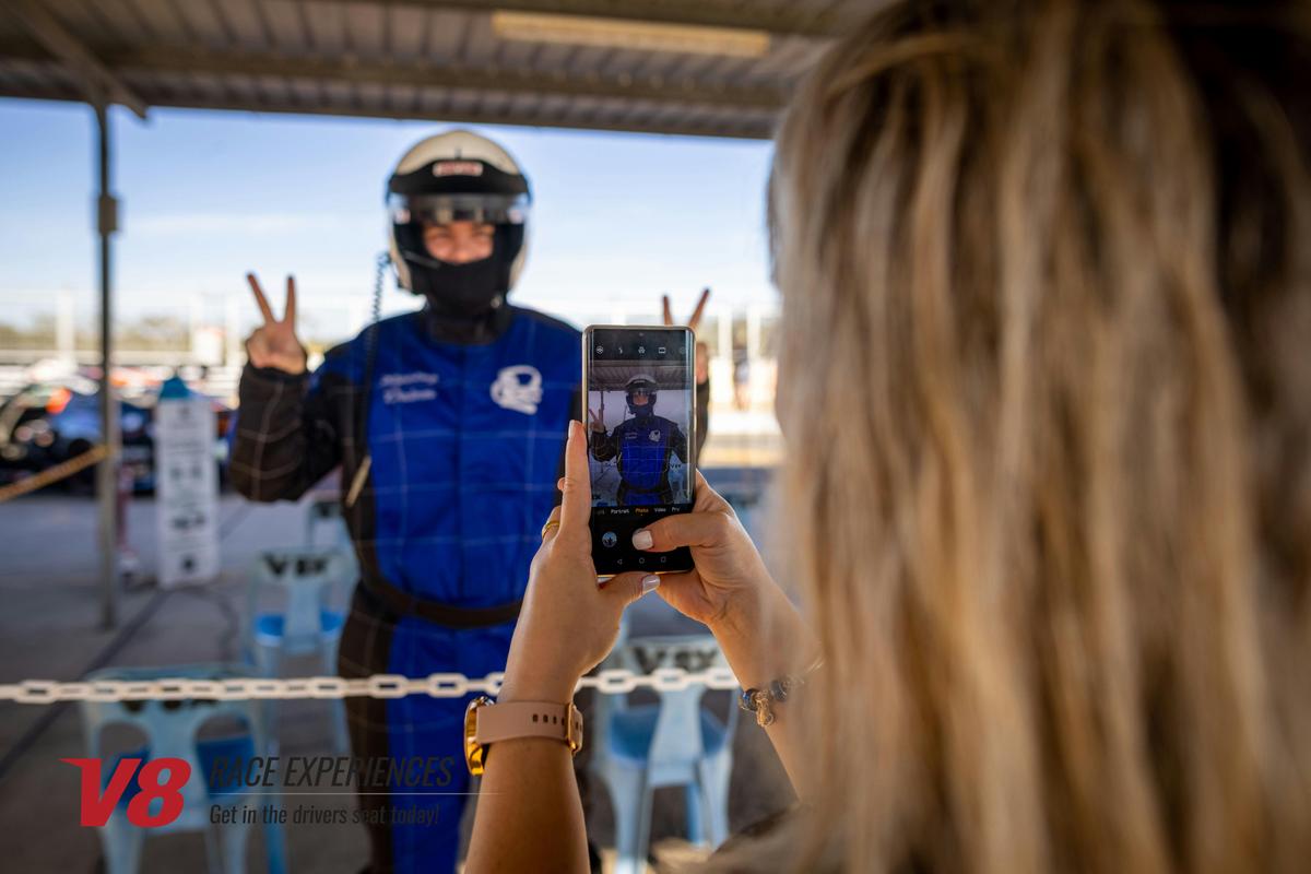 Man having his photo taken