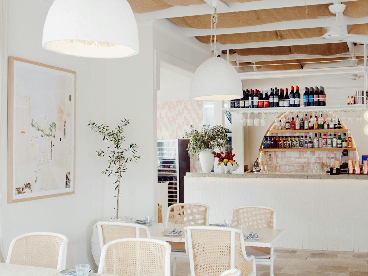 Inside dining area, european style