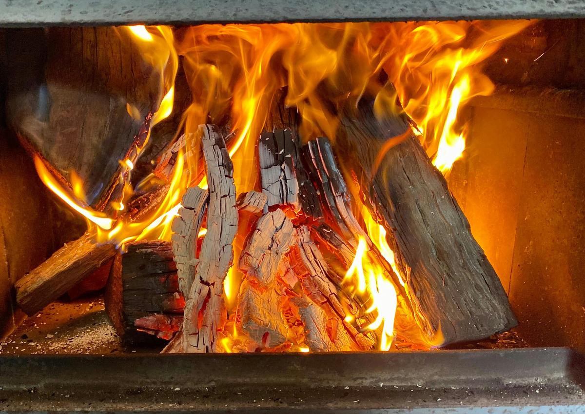 Wood Fireplace