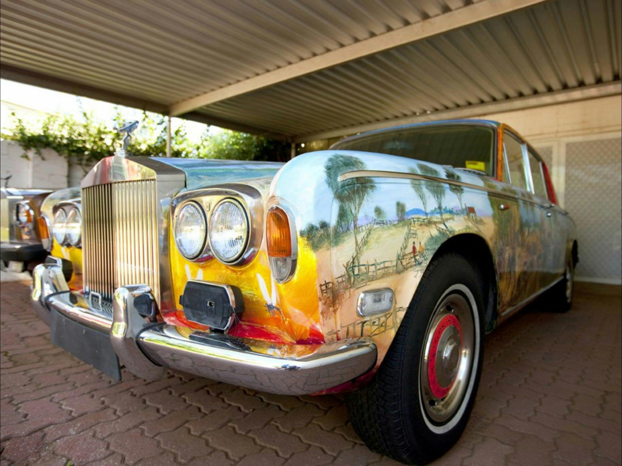 Rolls Royce painted by Pro Hart