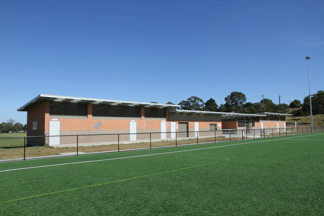 The new facilities at Peakhurst Park.