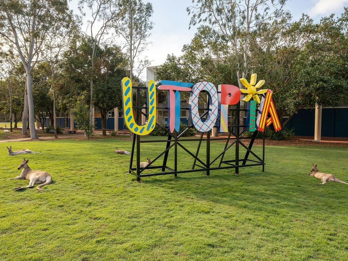 Sam Cranston 'Utopia' at UniSC, 2023.