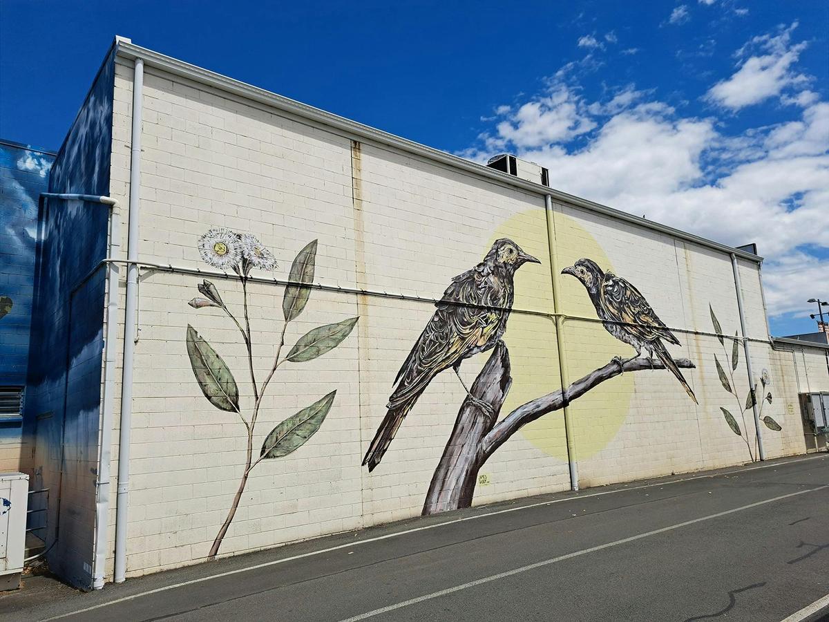 Gentle Reminders Mural by James Giddy