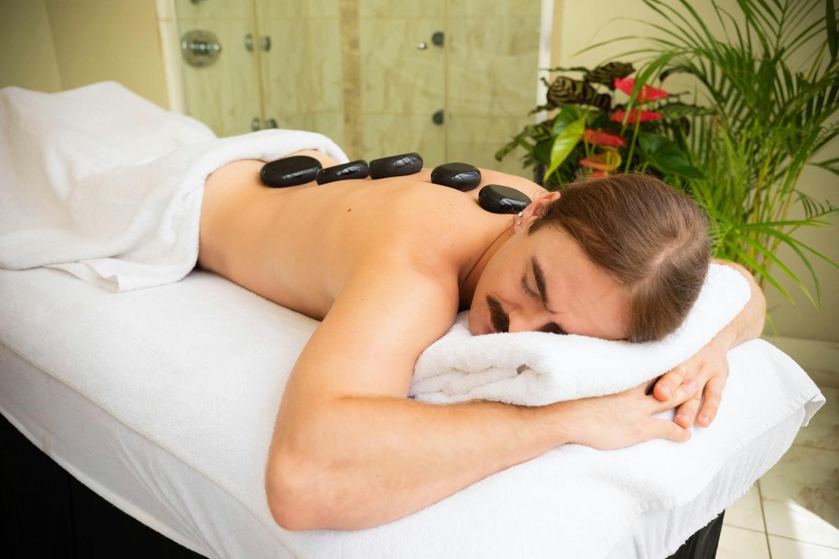 Hot stone massage