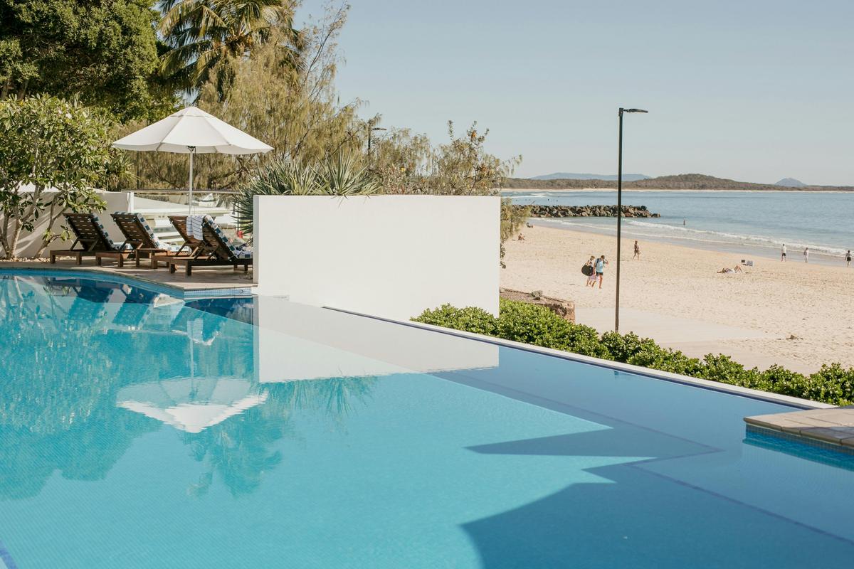 Newly renovated pool