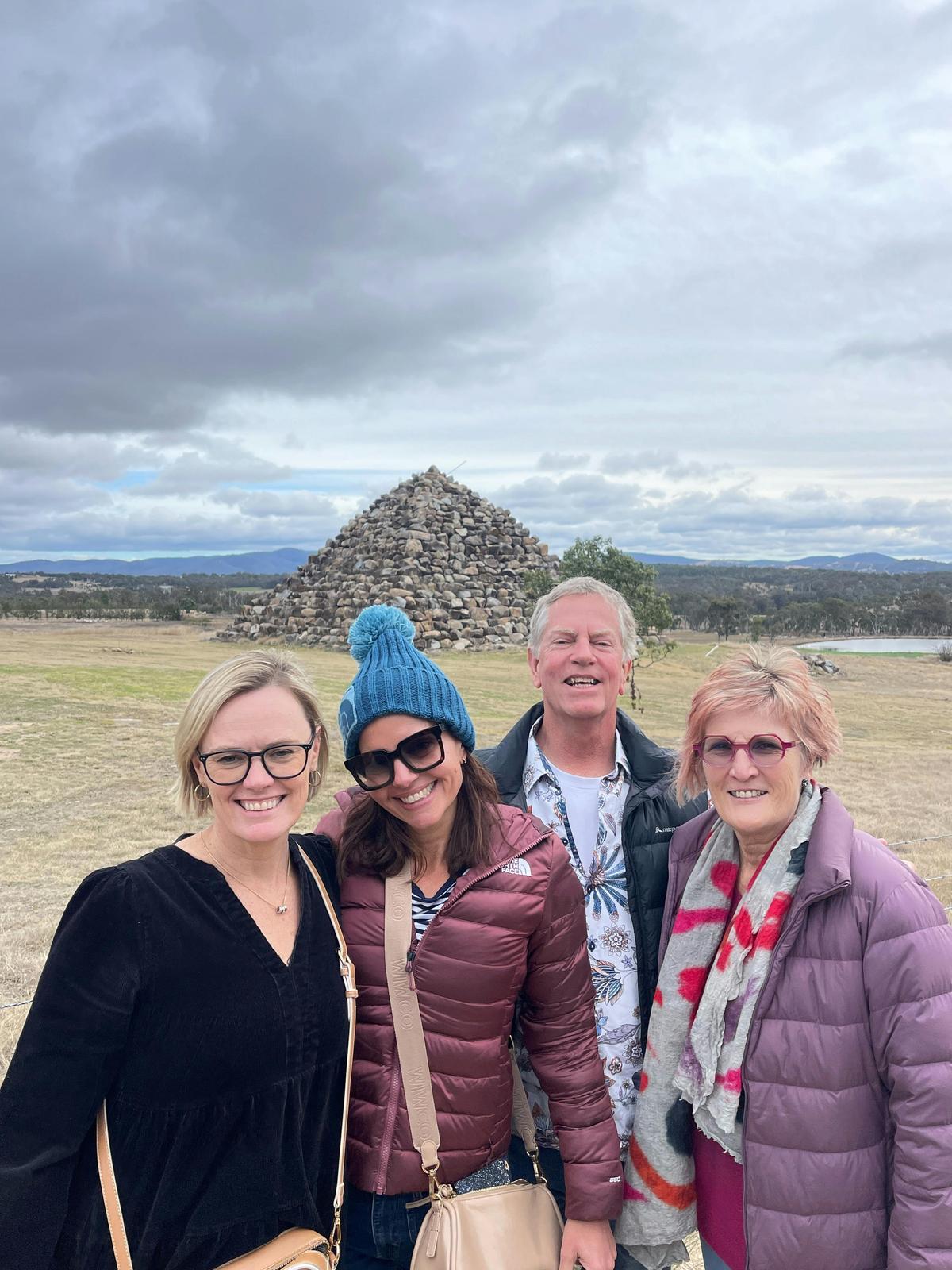 Stanthorpe's constructed pyramid of granite boulders