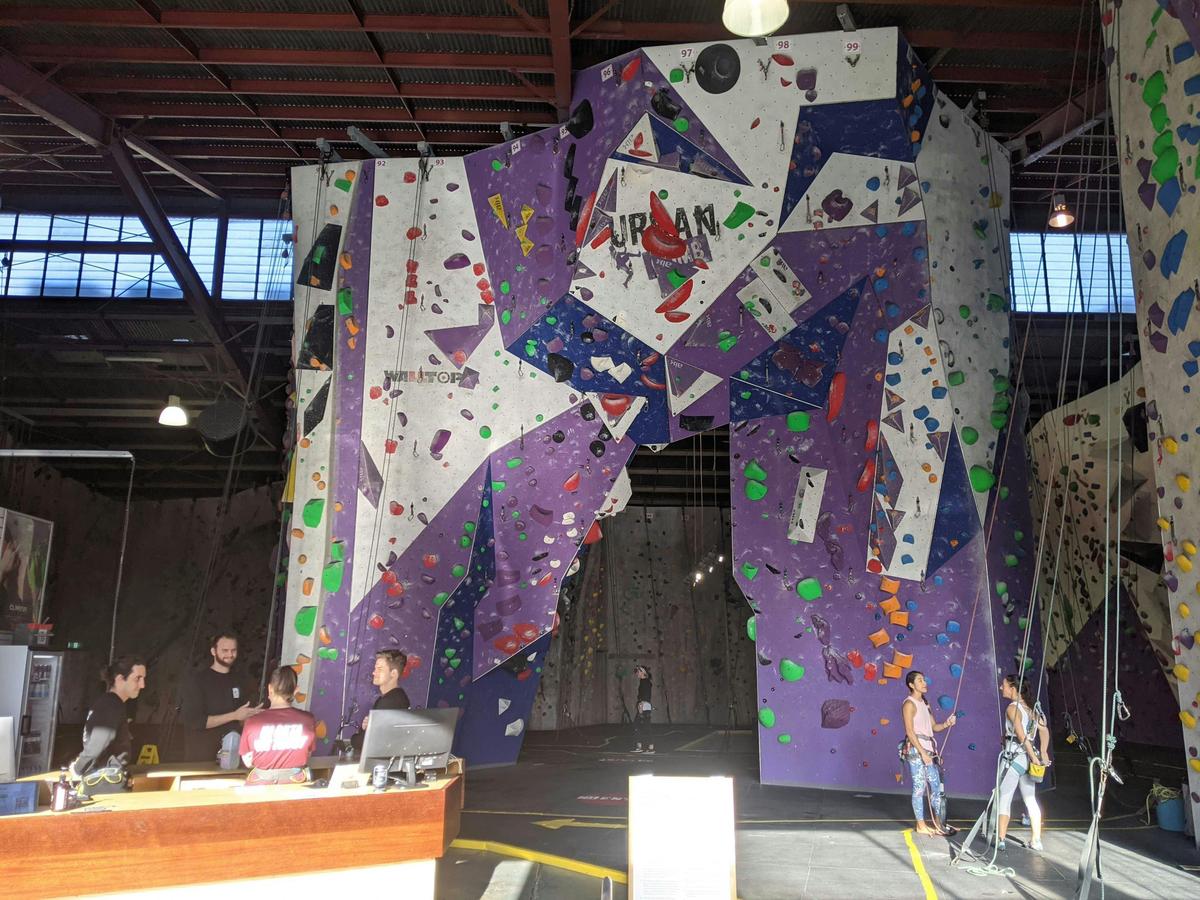 The Arch - lead and top rope climbing