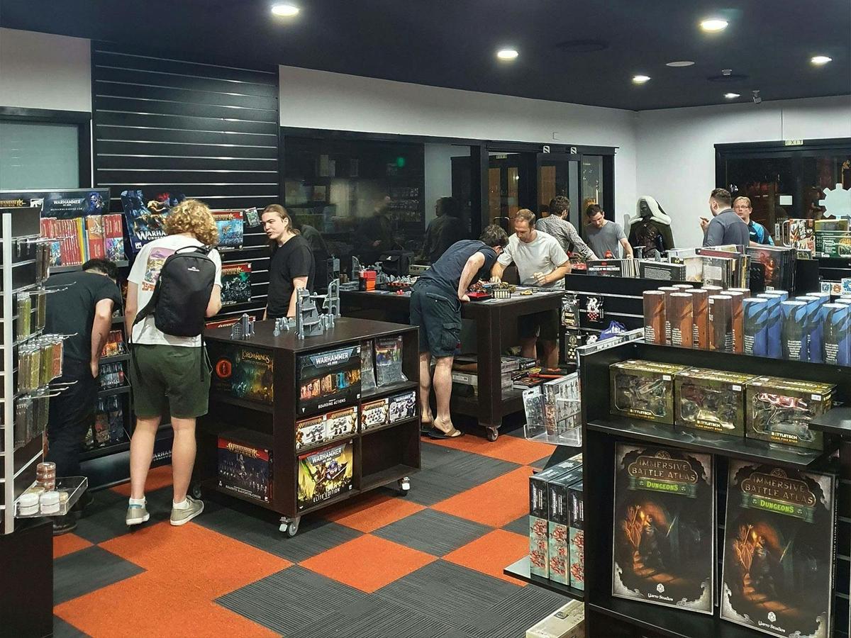 Playing Miniature Wargames at Vault Games Clayfield