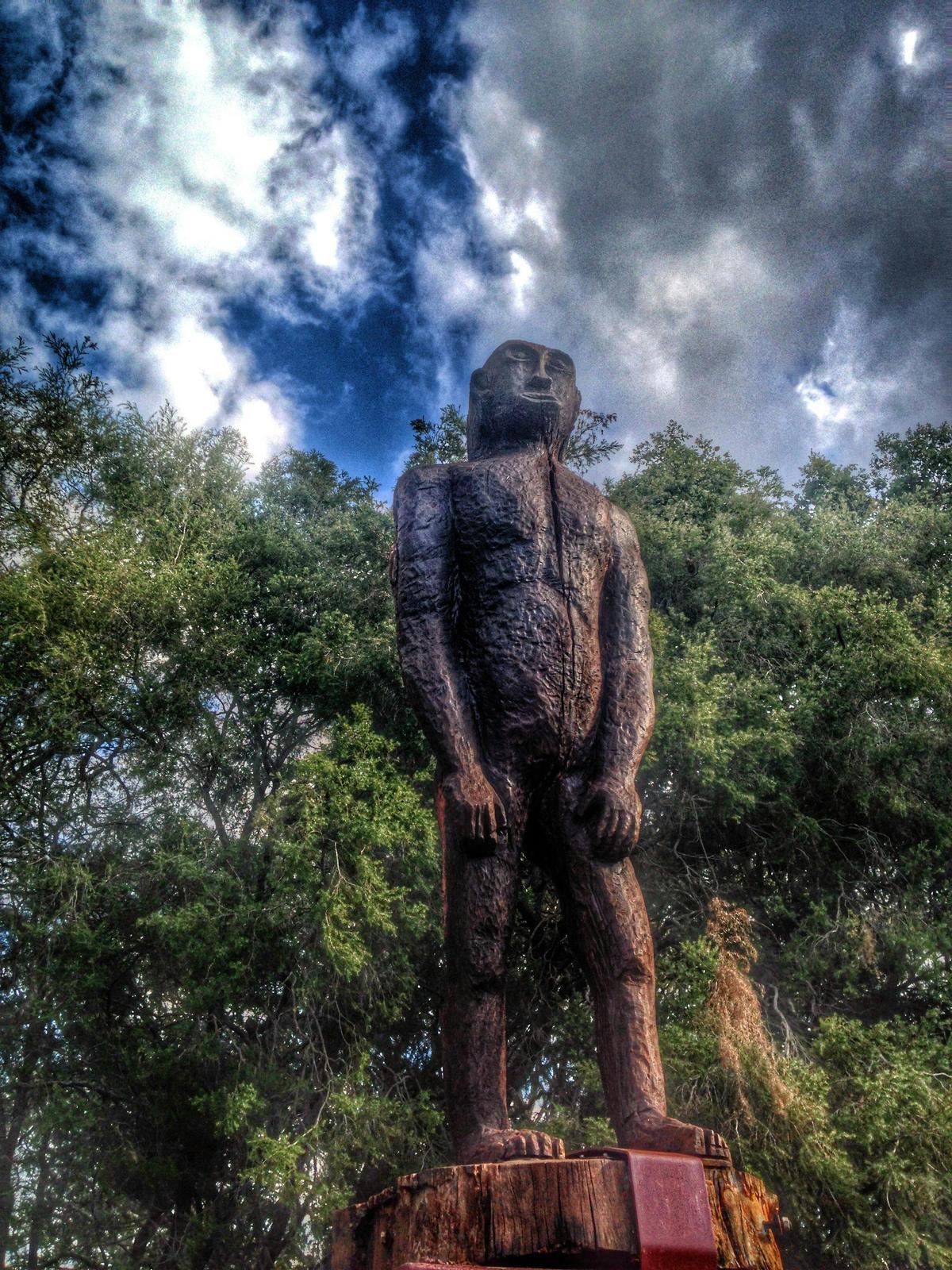 Yowie Statue in Yowie Park