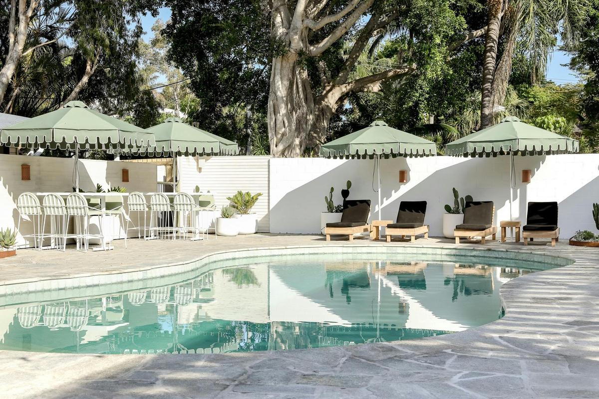 Hang out at the swimming pool, with its own pool bar, ice bath, sauna, happy hour specials, and more