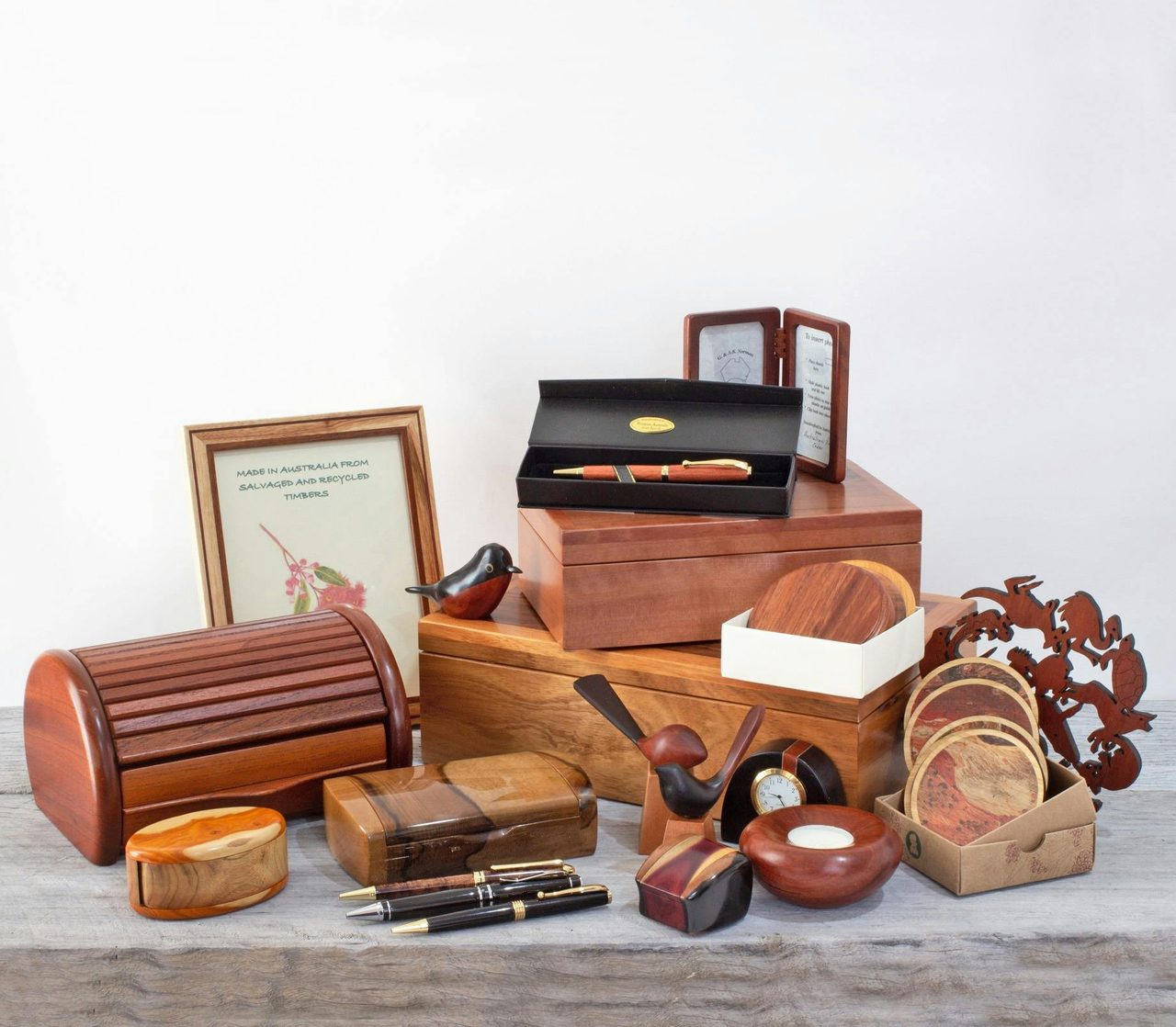 Assorted Australian Woodwork products
