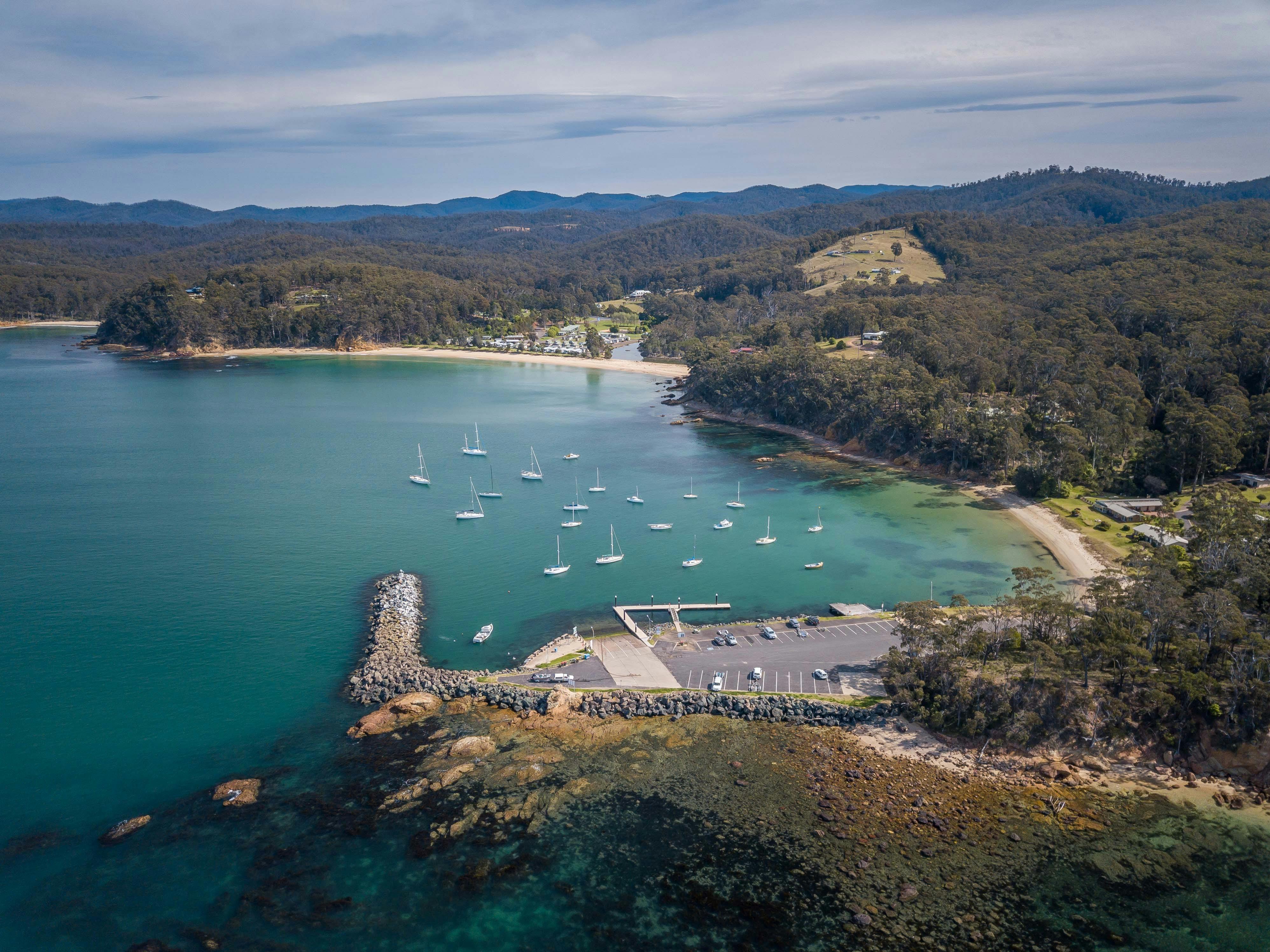 Quarantine Bay and Boat Ramp, Eden