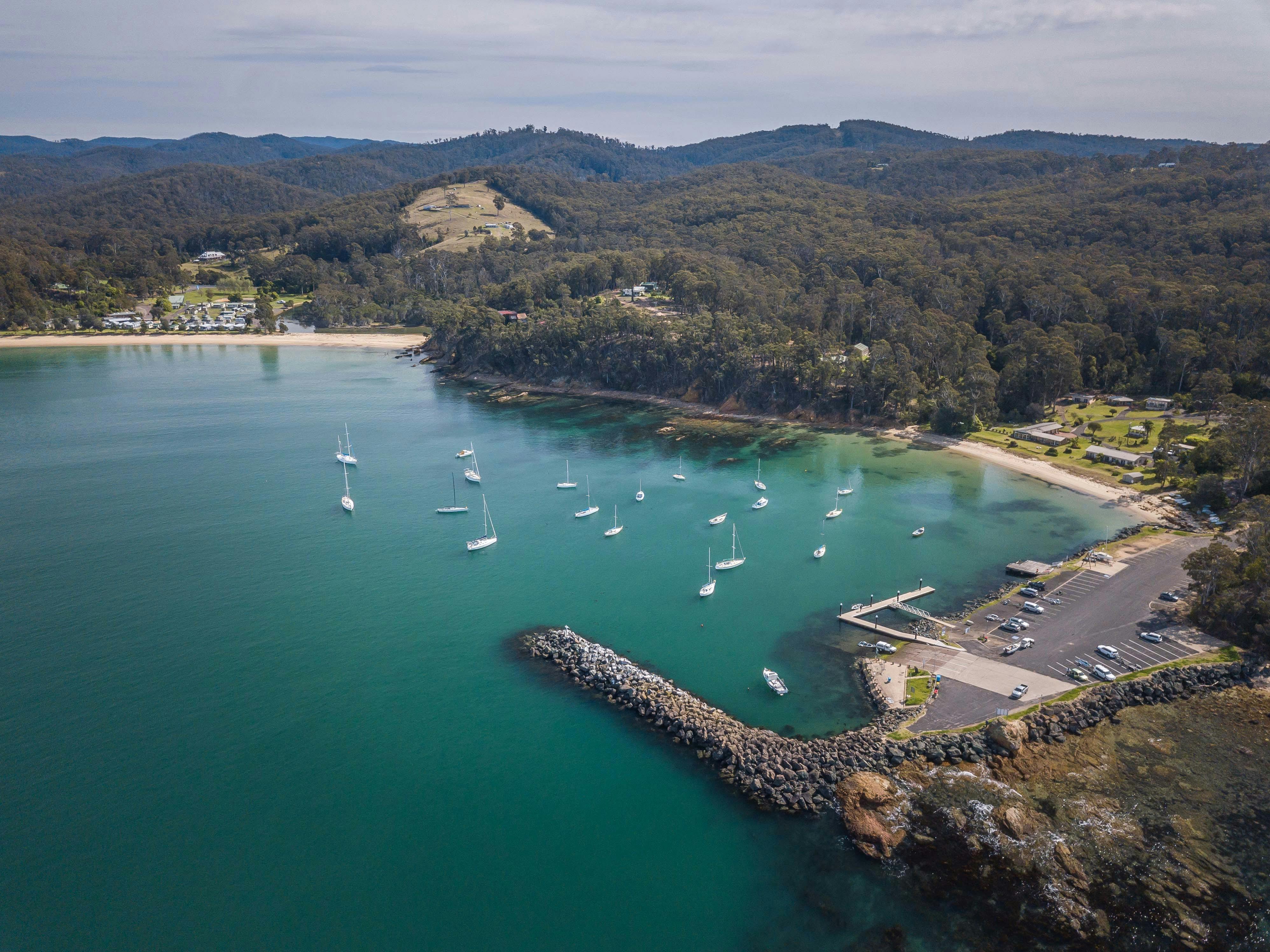 Quarantine Bay and Boat Ramp, Eden