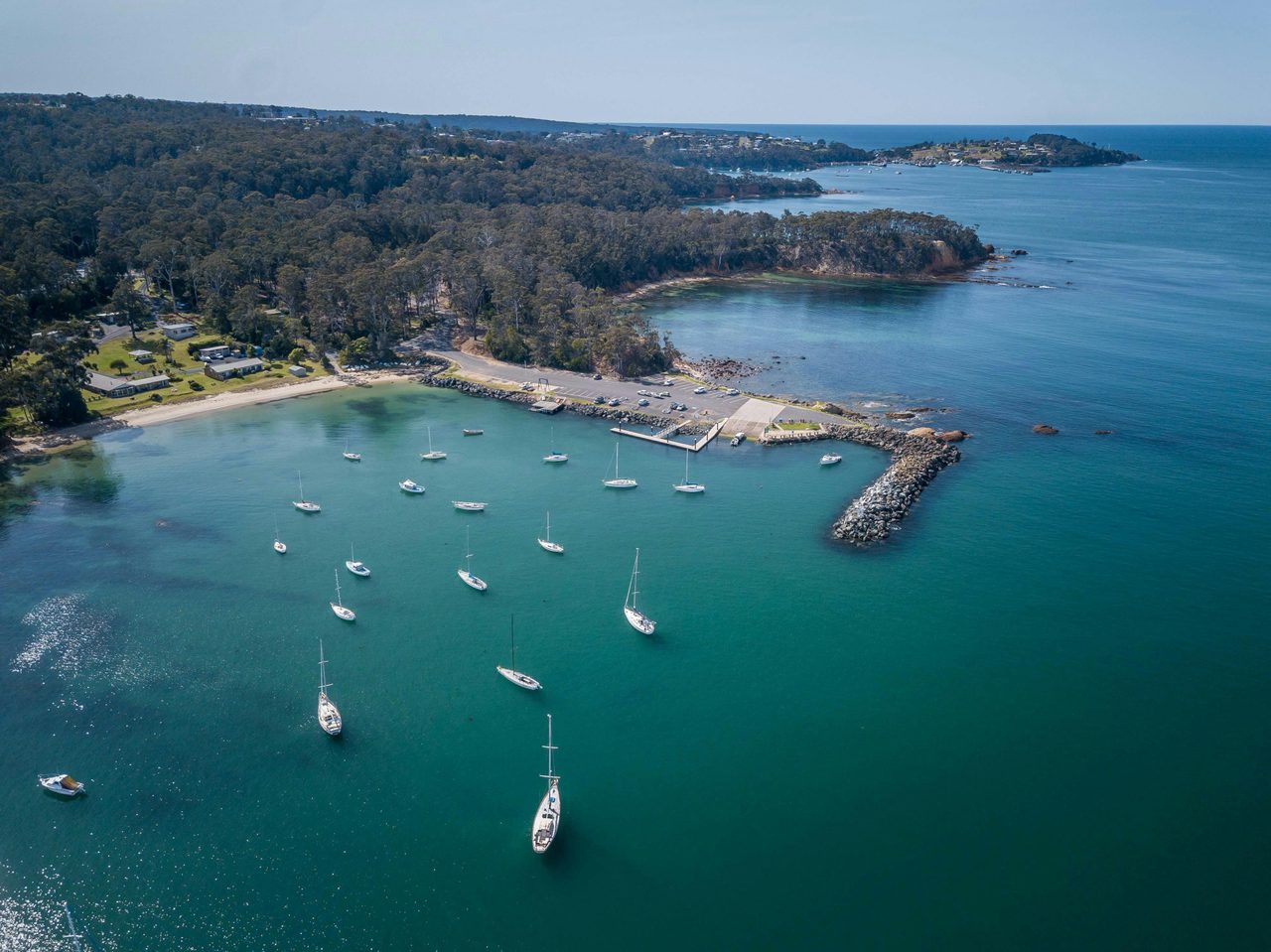 Quarantine Bay and Boat Ramp, Eden