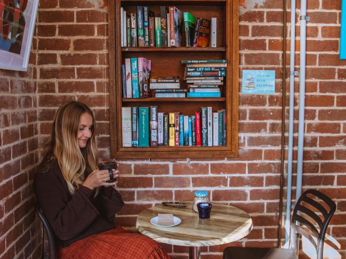 Enjoy a cuppa at the Phoenix Cafe