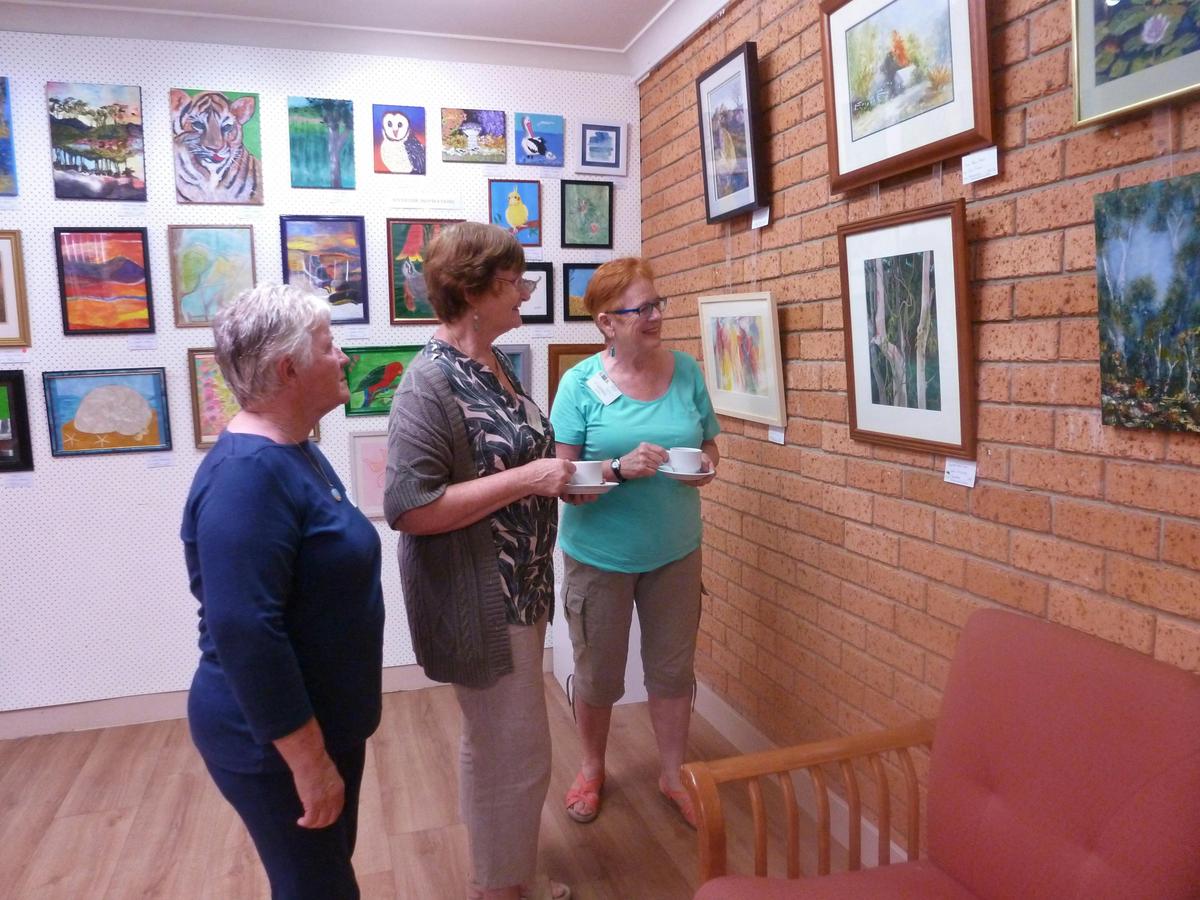 Visitors to the Gallery