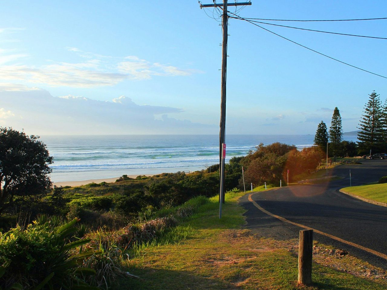 Roadside Scenery. Pippi Beach, Yamba.