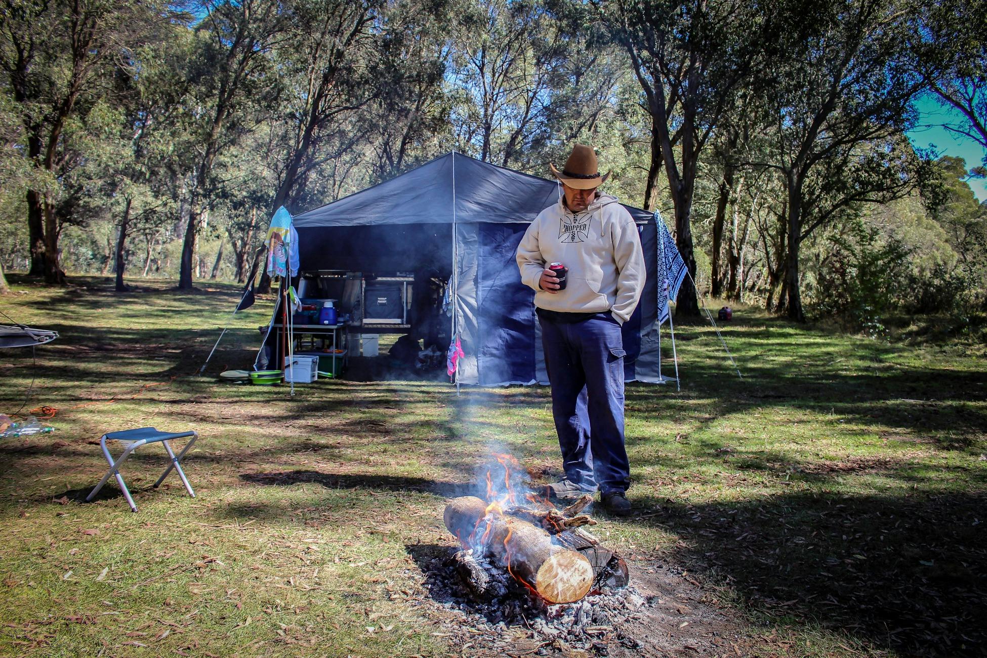 Camping at Paddys River Dam