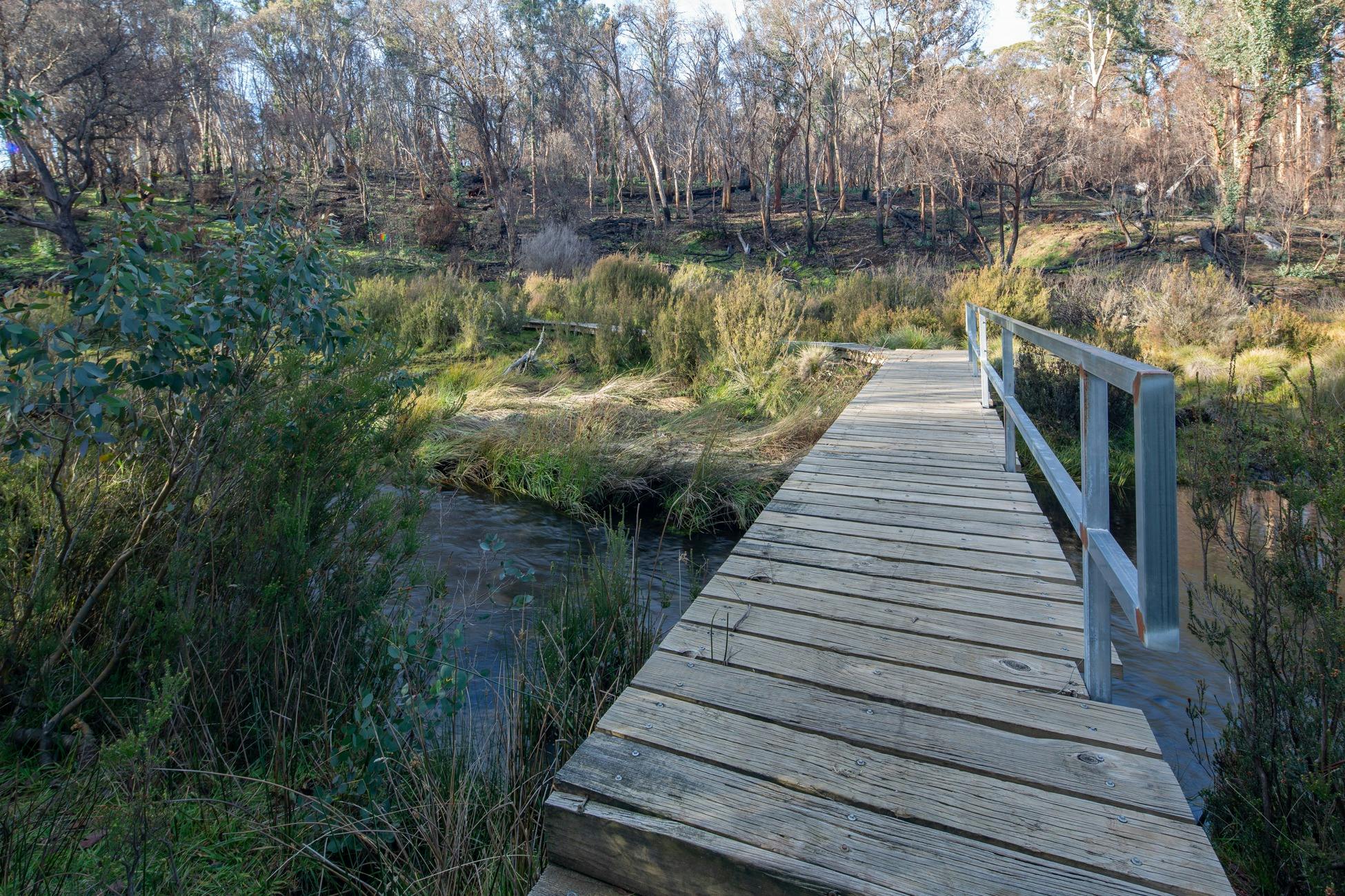 Footbridge, Paddys River Dam