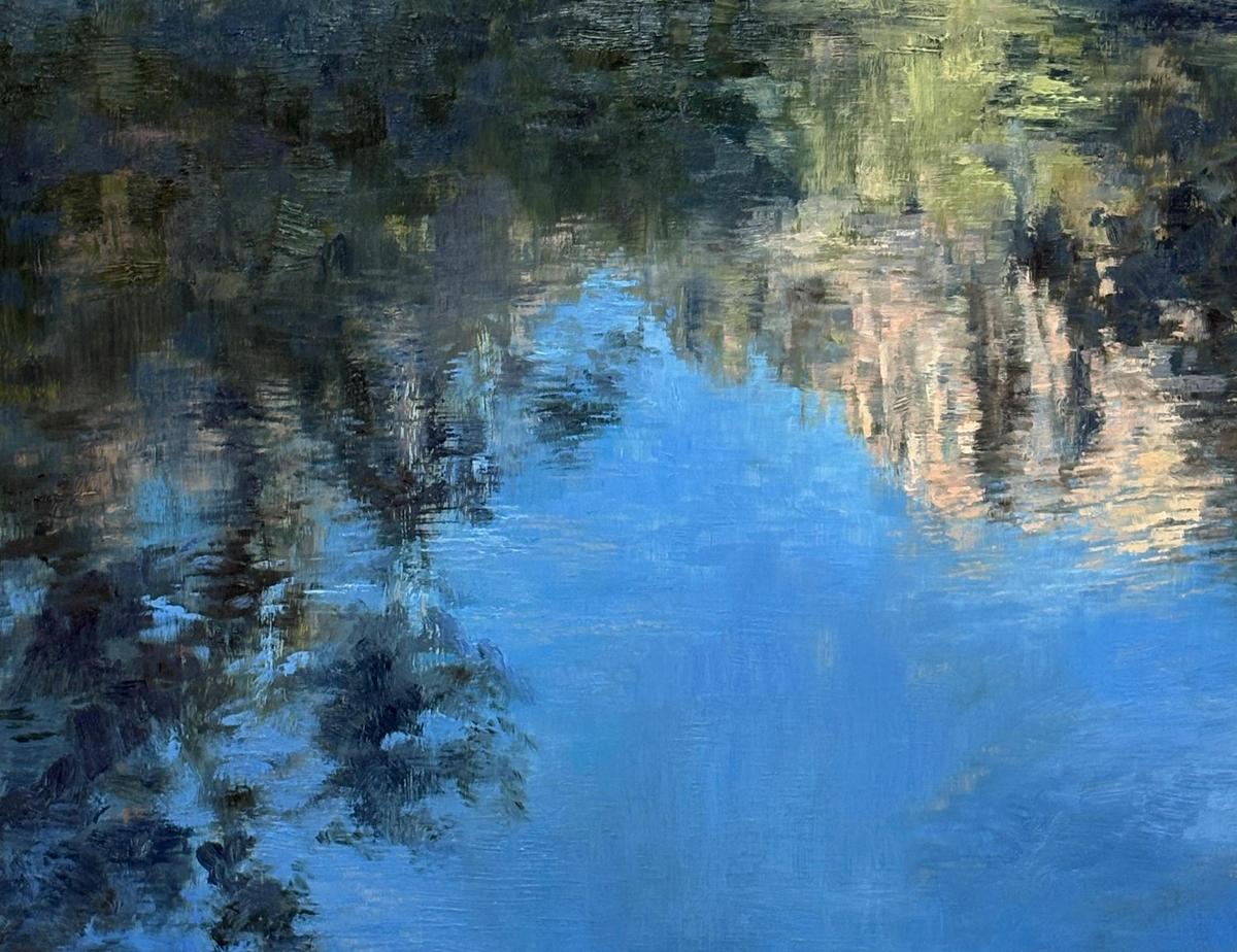 Suspension, oil on board, 50 x 40 cm (detail)