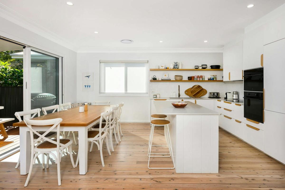 Kitchen and dining area at Panoramic Water Views