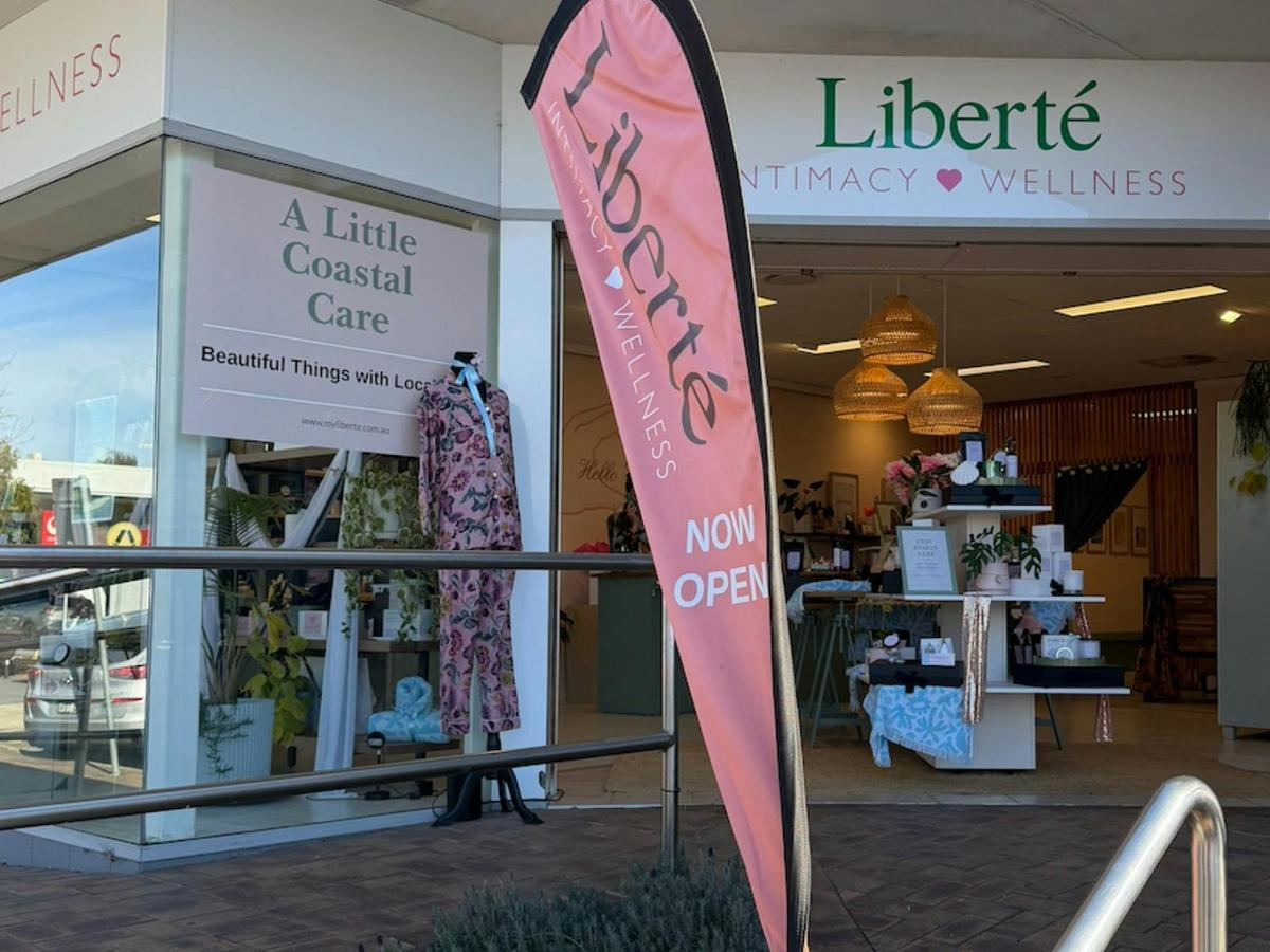Liberté Intimacy & Wellness storefront in Batemans Bay